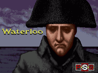 Waterloo title screen for Amiga